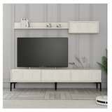 Hanah home set za dnevnu sobu lyon 3 cream black Cene