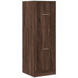 Ormarić za lijekove boja smeđeg hrasta 40x41x118 cm drveni | shoptok.hr