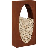 Stalak za drva za ogrjev 50x23x100 cm pohabani čelik | shoptok.hr