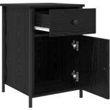  Nočna omarica 2 pcs Črni hrast 40 x 42 x 60 cm Konstruiran les | Shoptok.si