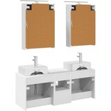  Set ormarića za kupaonicu 5 pcs Bijela Konstruirano drvo | shoptok.hr
