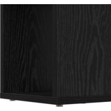  Centar za zabavu Crni hrast Konstruirano drvo 80 x 24 x 124 cm | shoptok.hr