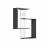Hanah home Zidna polica Lisbon Anthracite White | Eponuda.com