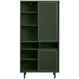 Unique Furniture Temno zelena kovinska garderobna omara z drsnimi vrati 90x180 cm Veep – | Shoptok.si