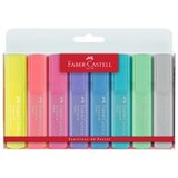 Faber-Castell set markeri 1546 8 komada | Pastel + Superfluorescent | ePonuda.com