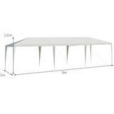  Paviljon za zabave 9x3m Beli bez stranica ( 1682 ) | ePonuda.com