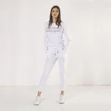 ženski donji deo trenerke beli