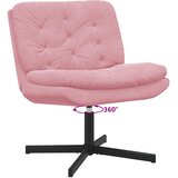  Stolac za opuštanje s rotacijom Ružičasta 63 x 75 x 76 cm | shoptok.hr