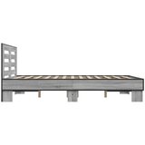  Okvir za krevet boja hrasta 140x190cm konstruirano drvo i metal | shoptok.hr