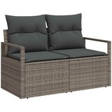  Set sofe 8 kom. Siva i tamno siva Poli Rattan i čelik | shoptok.hr