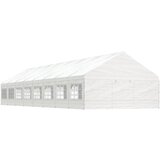 vidaXL Sjenica s krovom bijela 17 84 x 5 88 x 3 75 m polietilen | shoptok.hr