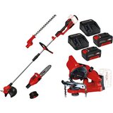 Einhell aku set multifunkcionalni alat ge-lm 36/4in1, 2x power-x-change 18V 4.0 ah + oštrač ge-cs 18 Cene