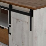 vidaXL TV omarica HALDEN z drsnimi vrati Bela 110x40x60 cm Masivni les | Shoptok.si