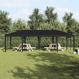 Šator za zabave Antracit 800 x 400 x 266 cm Polietilen i čelik | shoptok.hr