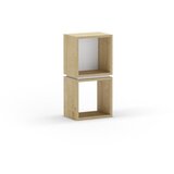 Marckeric Bijela/u prirodnoj boji biblioteka u dekoru hrasta 32x66 cm Lofty – | shoptok.hr