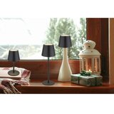 Globo 58488B - LED stona lampa 3u1 VANNIE I s dodirnim prigušiva, punjiva, za spoljašnju upotrebu, LED/3W/5V IP54, crna | Eponuda.com