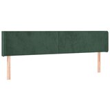vidaXL LED posteljno vzglavje temno zeleno 183x16x78/88 cm žamet, (20951818) | Shoptok.si