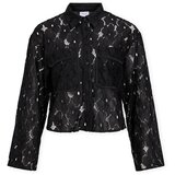 Vila Topi & Bluze Tonato Shirt - Black Beauty Črna Cene
