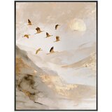 Styler Tiskana slika z okvirjem 60x80 cm Golden Peaks II – | Shoptok.si