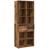 Police za knjige Staro drvo 30 x 42.4 x 185.2 cm - Staro drvo 70 x 42 5 x 185 cm | shoptok.hr