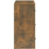  Komoda boja dimljenog hrasta 80x33x70 cm od konstruiranog drva | shoptok.hr