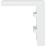  Zidni barski stol bijeli 102 x 45 x 103,5 cm konstruirano drvo | Eponuda.com