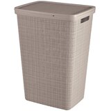 Curver Smeđe-siva plastična košara za rublje 58 l Jute – | shoptok.hr