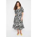 Trendyol Design Black Patterned Gipe Dress | shoptok.hr