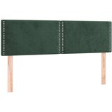  Box spring postelja z vzmetnico temno zelena 140x200 cm žamet | Shoptok.si