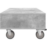  Stranska miza s kolesi Betonsko siva 90 x 50 x 30 cm, (5000201700) | Shoptok.si
