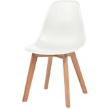  Jedilni stoli 6 kosov bela plastika | Shoptok.si