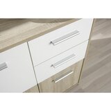 MID.YOU KOMODA, bela, hrast sonoma | Shoptok.si