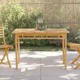 vidaXL Vrtna jedilna miza 110x55x75 cm bambus