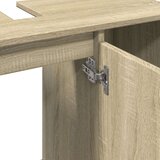 vidaXL Kopalniška omarica sonoma hrast 80x33x60 cm inženirski les Cene