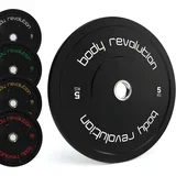 Body Revolution olimpijske odbijalne plošče črne barve, par 5 kg, (5000278701)