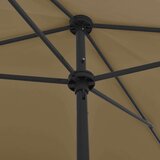  Suncobran za plažu smeđe-sivi 200 x 125 cm | shoptok.hr