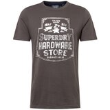 Superdry Majica temno siva / srebrna | Shoptok.si
