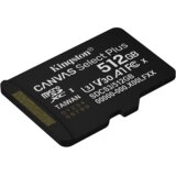 Kingston Technology Canvas Select Plus Gen3 512 GB MicroSDXC UHS-I 10.razred | shoptok.hr