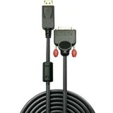 DisplayPort / DVI adapterski kabel DisplayPort utikač, DVI-D 24+1-polni utikač 5.00 m crna 41493 DisplayPort kabel
