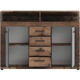 MID.YOU KOMODA, antracit, stari hrast | Shoptok.si