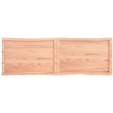 Stolna Mizna plošča svetlo rjava 160x50x6 cm obdelana trdna hrastovina, (20979209) | Shoptok.si