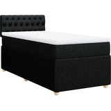 Maison Chic Box spring postelja - Vzmetna postelja z vzmetnico črna 100x200 cm blago SL17565, (21884840) | Shoptok.si