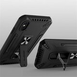 Onasi Silikonski ovitek Shock Armor s stojalom za Xiaomi Redmi 9s / 9 Pro - črn | Shoptok.si