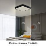 Brilagi - LED prigušiva svetiljka POOL SQUARE LED/36W/230V 3000-6000K 40x40 cm crna + daljinski upravljač | Eponuda.com