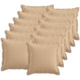  Presvlaka za jastuk 12 pcs HOUTEN Krem 40 x 40 cm Umjetni lan | shoptok.hr