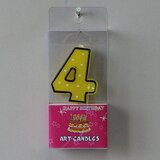  Svećica BROJ 4 visina9cm | ePonuda.com