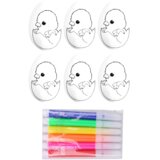  Easter Styrofoam Eggs For Painting Markers Chicken In Egg 6pcs | shoptok.hr