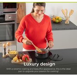 BE Living Lončić s ručkom i poklopcem Essential Black 18 cm | shoptok.hr