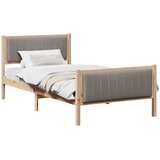  Okvir kreveta Smeđa i taupe 100 x 200 cm Masivna borovina | shoptok.hr