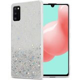 Cadorabo Case, združljiv s Samsungom v prozornem z bleščicami - zaščitnim pokrovom, narejen iz fleksibilnega silikona TPU s penečimi bleščicami, (20570937) | Shoptok.si